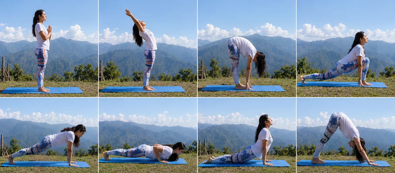 Surya Namaskar (Sun Salutation): A Step-by-Step Guide