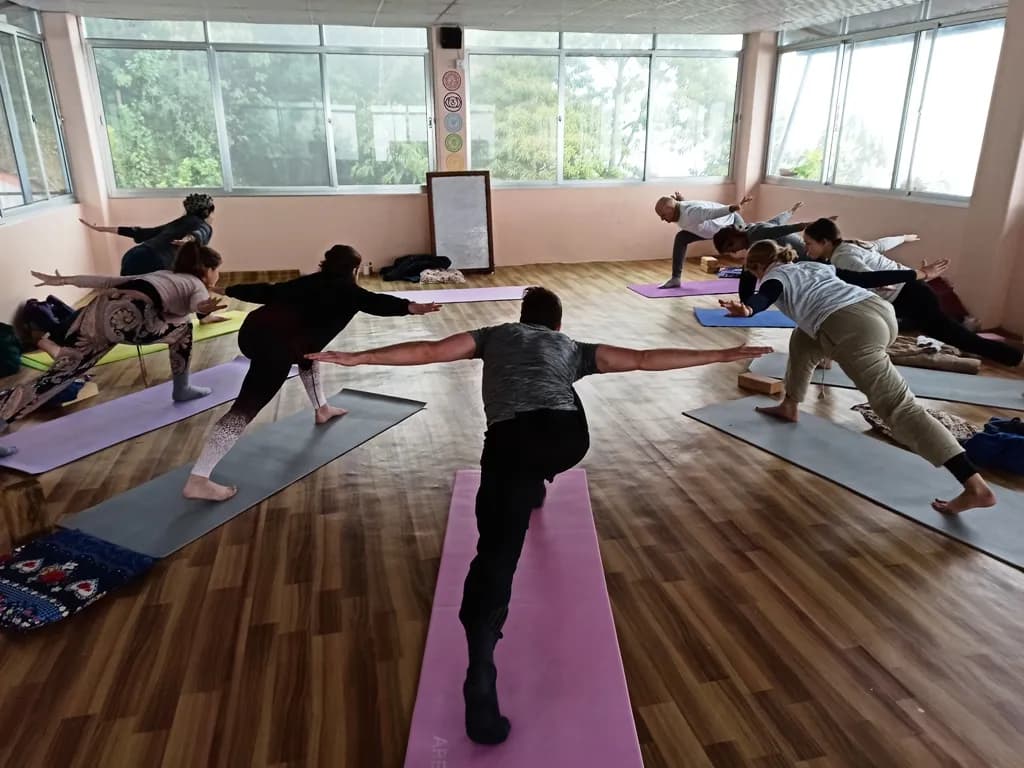 100 Hour Yoga Teacher Training yoga teacher training at Bodhidham, Pokhara