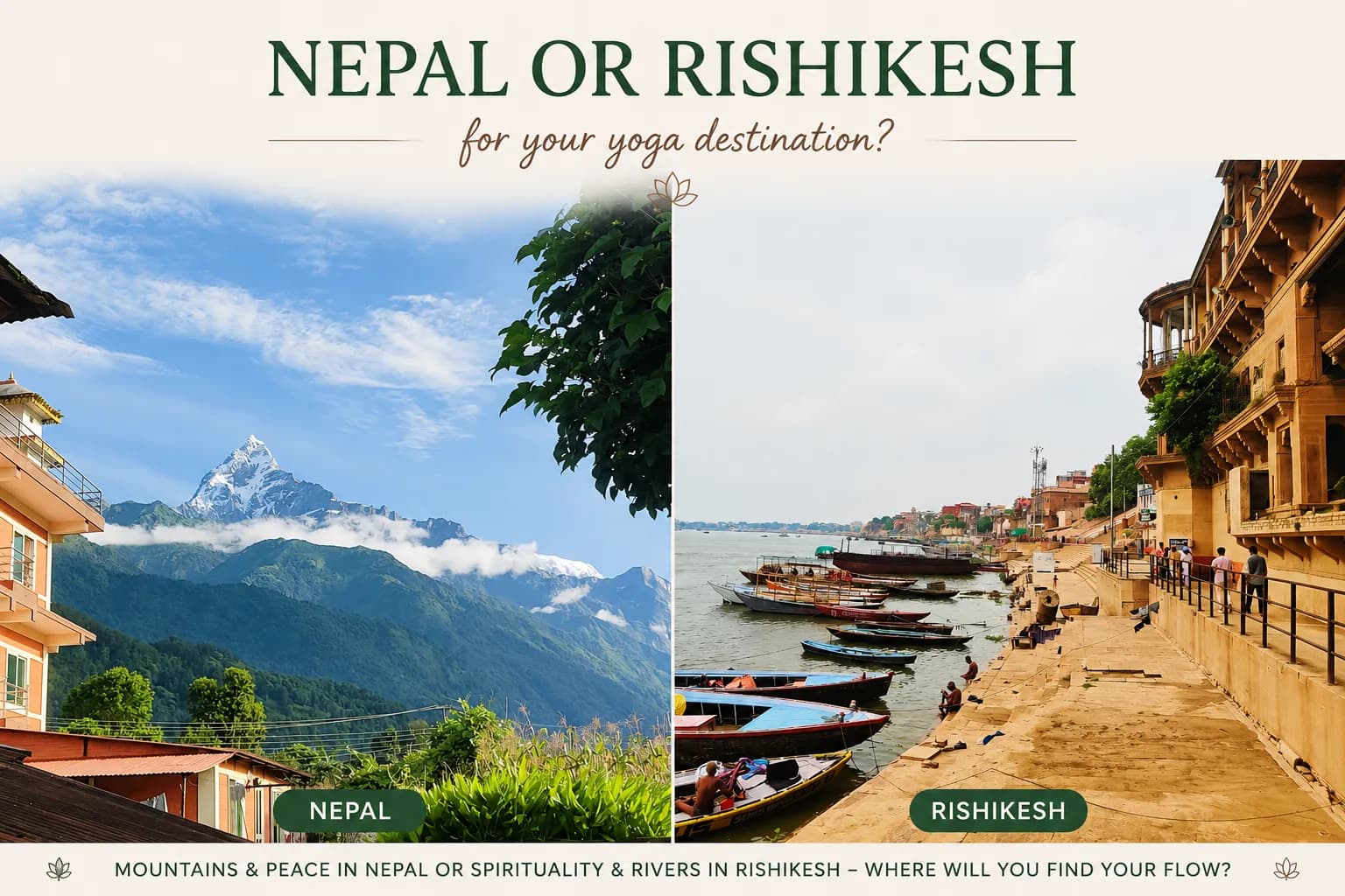 Nepal or Rishikesh: What Actually Differs