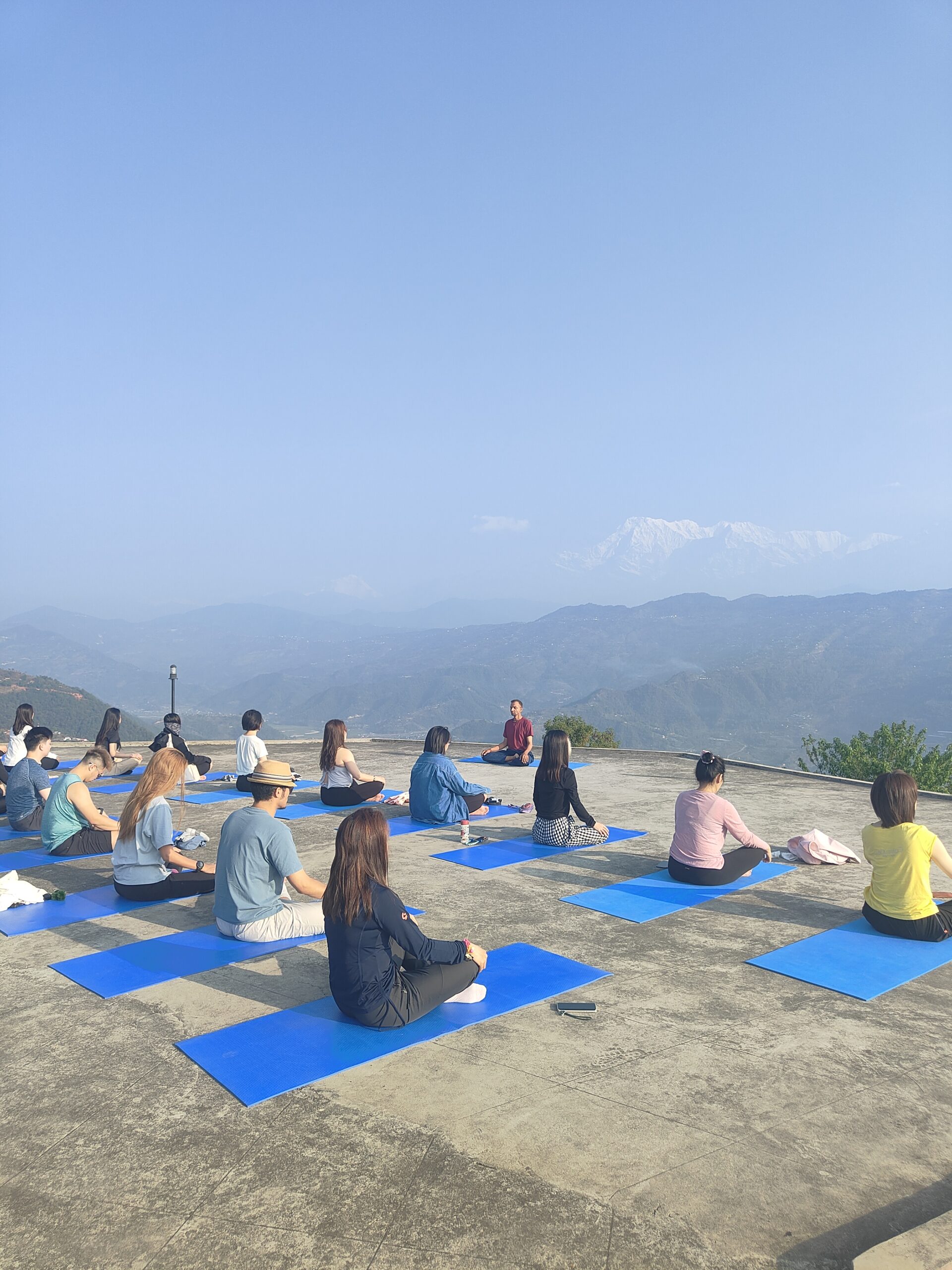 Yoga in Pokhara Nepal