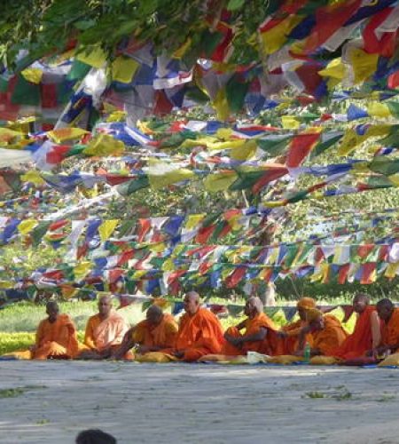 lumbini monk